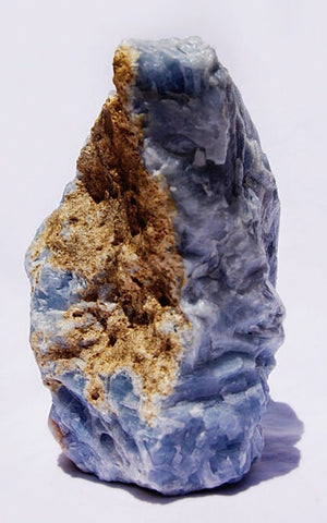 Rough Cut Self Standing Blue Calcite