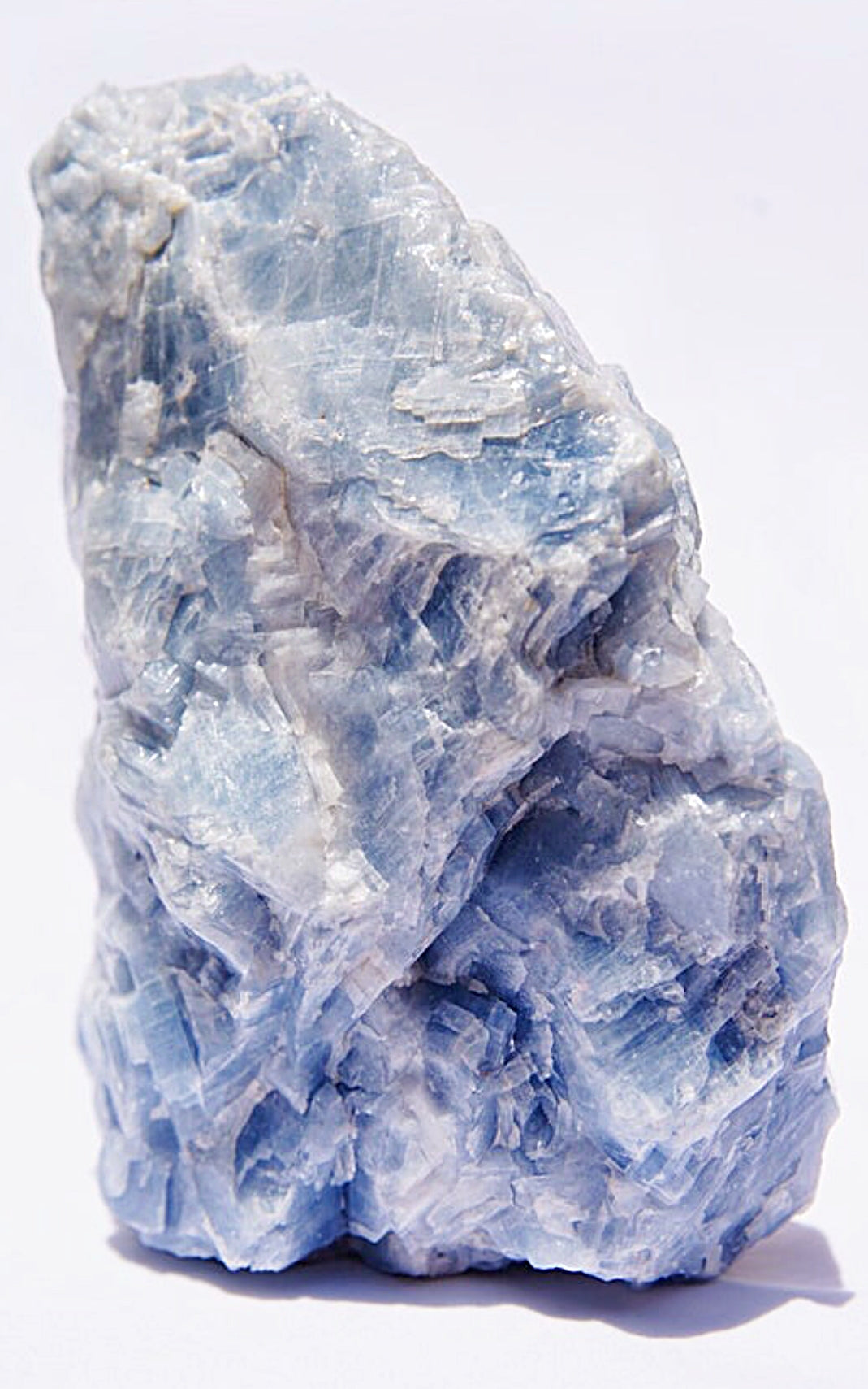 Rough Cut Self Standing Blue Calcite