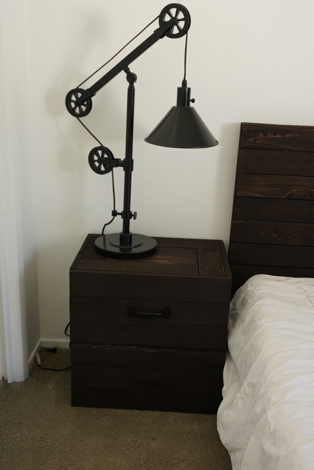 Ash Brown Nightstand